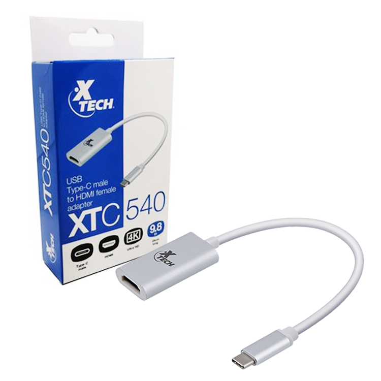 ADAPTADOR XTECH TIPO  C MALE  A HDMI FEMALE XTC540