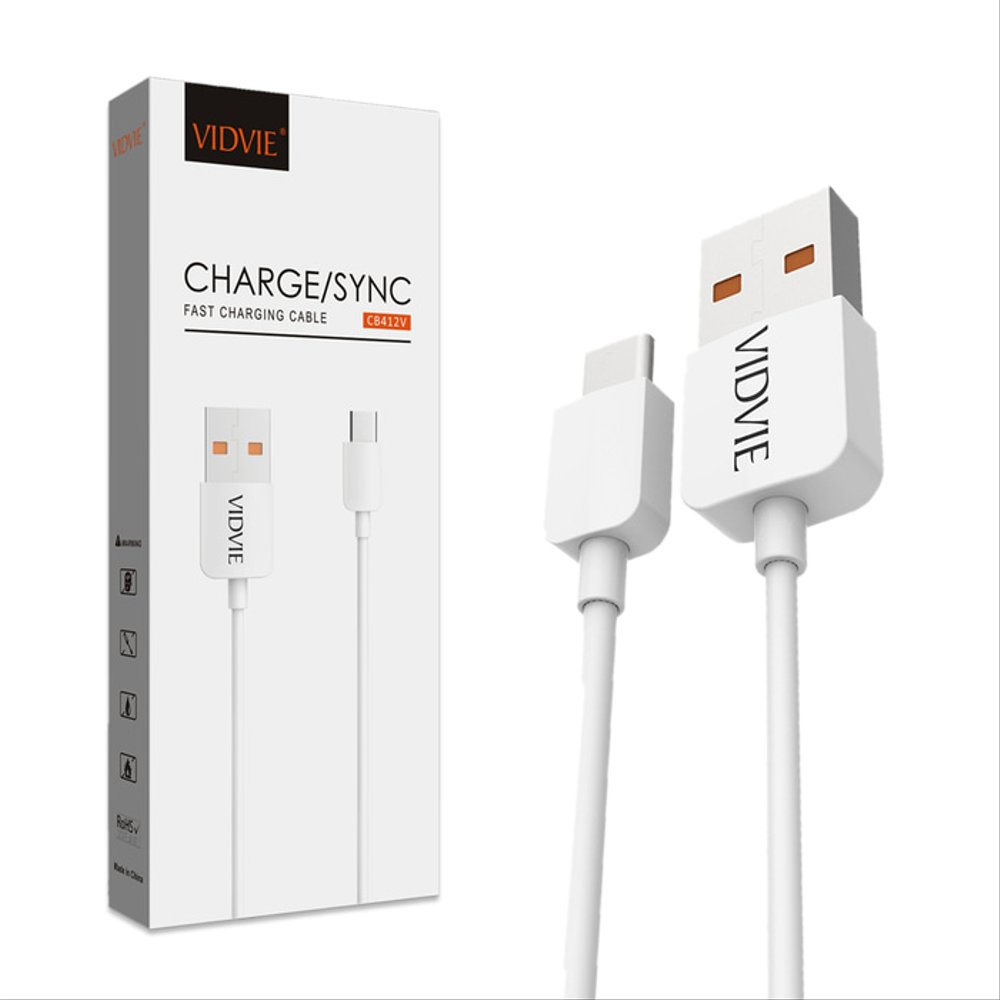 CABLE VIDVIE CB412 IPHONE 100cm FAST CHARGE CB412