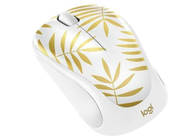 MOUSE LOGITECH 2.4 GHZ WIRELESS M317C COLLETION BLANCO/DORADO (M317CWT)