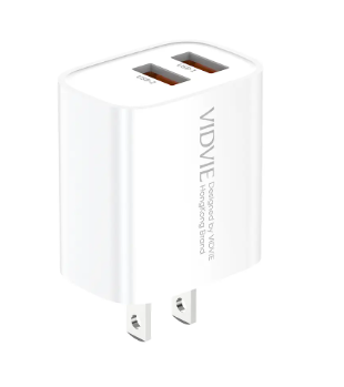 FUENTE CARGADOR VIDVIE PLM372 2.4 AMP DOS PUERTOS