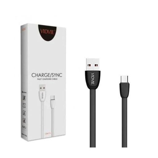[CB411] CABLE VIDVIE ENGOMADO CB411 PHONE FAST CHARGING