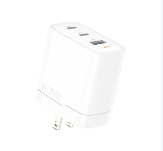 [PLM366] FUENTE CARGADOR VIDVIE PLM366 66W CARGA RAPIDA CON 3 PUERTOS (60 días garantía)
